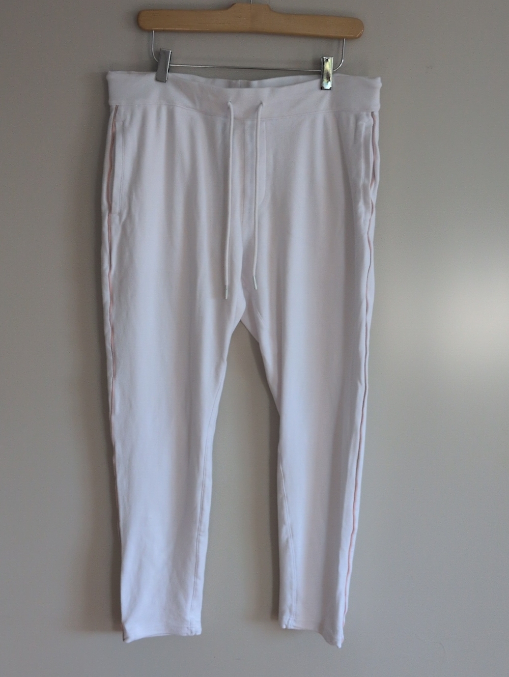 Armani Exchange Men's White Track Joggers Size Large